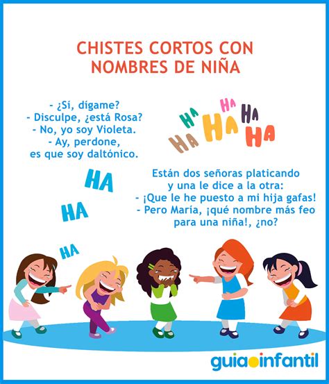 9 Chistes Cortos Con Nombres De Niñas Y Juego De Palabras Para Reír