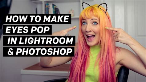 Click the red eye correction tool in the develop panel on the right side of your workspace. How to make eyes POP in Lightroom & Photoshop - YouTube