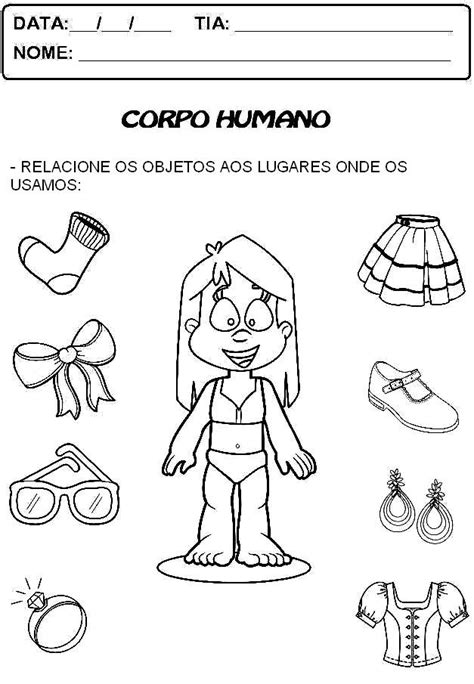 Corpohumano5 627×905 Cuerpo Humano Para Niños Actividades De