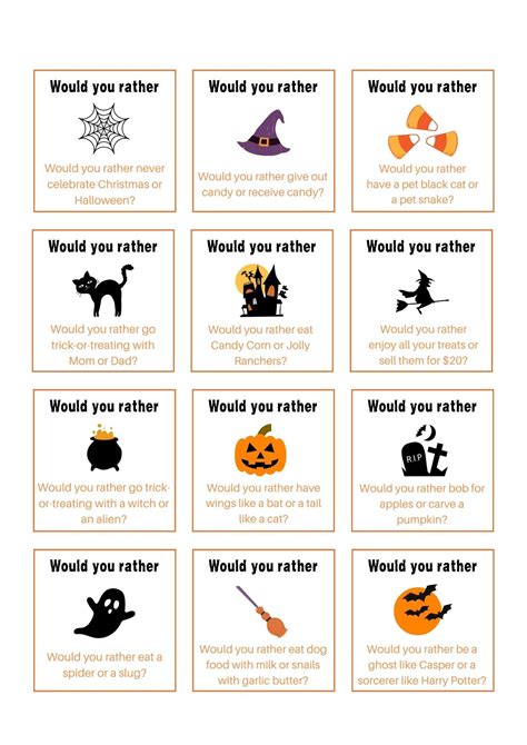70 Awesomely Spooky Halloween Would You Rather Questions