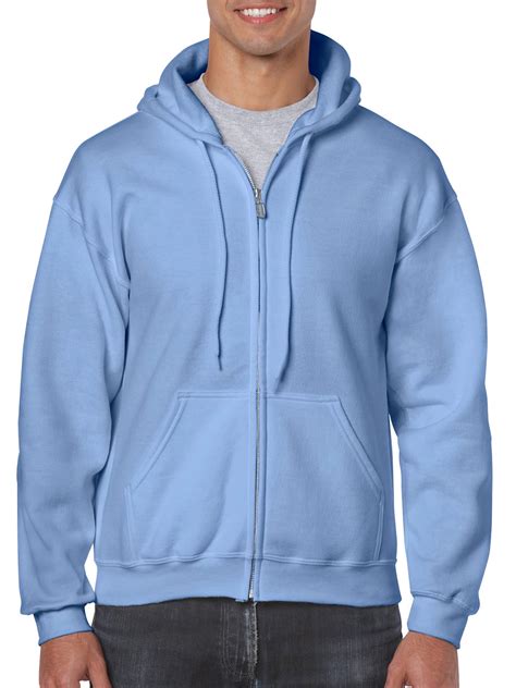 Gildan Mens Fleece Zip Hooded Sweatshirt