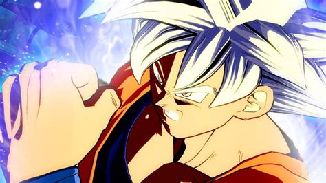 Watch the full video | create gif from this video. Dragon Ball FighterZ Ultra Instinct Goku DLC Gameplay ...