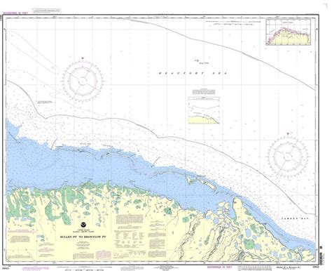 Noaa Nautical Chart 16045 Bullen Pt To Brownlow Pt Travel Map Pins