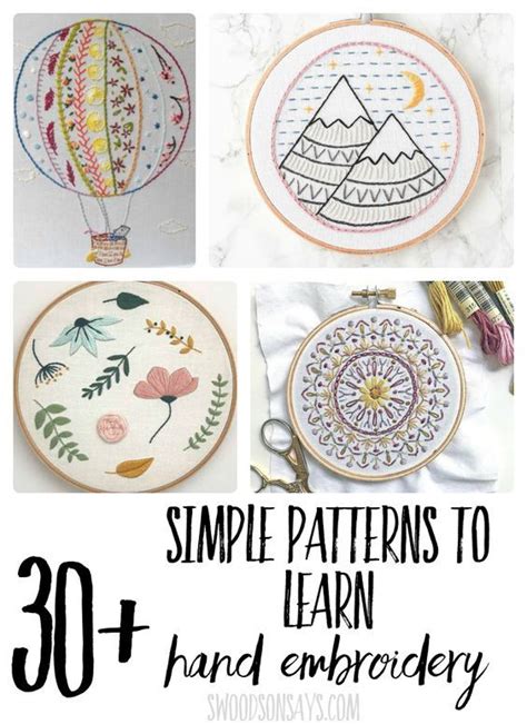 30 Beginner Embroidery Sampler Pattern And Kit Options Artofit