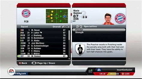 Fifa 13 Fc Bayern Munich Team And Player Faces Youtube