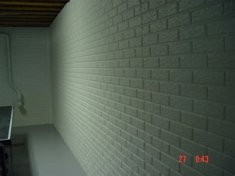 Painting basement walls this basement wall is a poured concrete with a brick texture. Paint For Concrete Walls | Newsonair.org