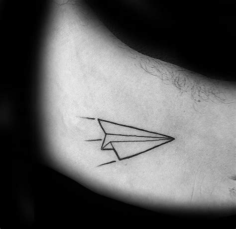 Paper Airplane Tattoo