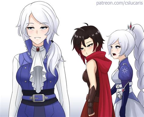 Ruby Rose Weiss Schnee And Willow Schnee Rwby Drawn By Cslucaris