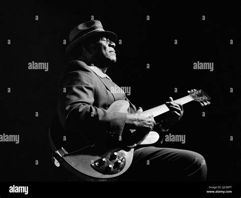 African American Man Playing Guitar Stock Photo Alamy