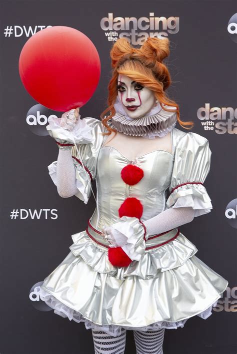 Carrie Ann Inaba As Pennywise From It Celebrity Halloween Costumes