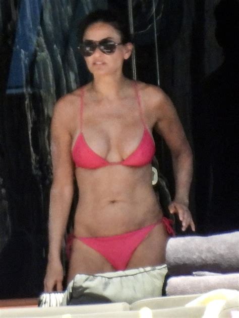 Demi Moore Enjoys Greek Yacht Holiday In Tiny Pink Bikini News