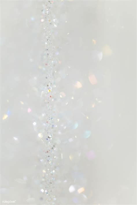 Shiny White Glitter Textured Background Free Image By