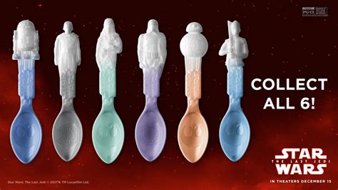 toys and hobbies fast food and cereal premiums general mills star wars character spoons color