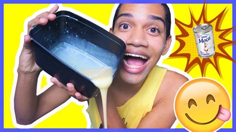 Modo de preparo coloque o leite moça na panela e em seguida a mesma medida de leite com o amido de milho coloque o creme de leite LEITE MOÇA FEITO EM CASA!!!!! - YouTube