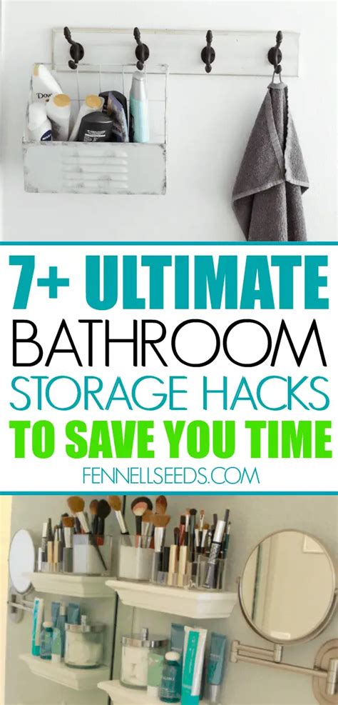 10 ultimate bathroom storage hacks to save you time