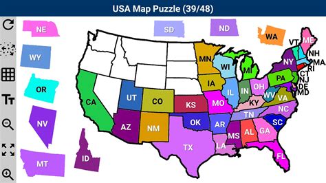 United States Map Games For Learning States Map Of World