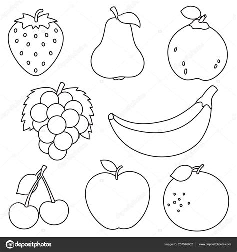 Más Nuevo Para Preescolar Dibujos Para Colorear Frutas Alibatasa Blog