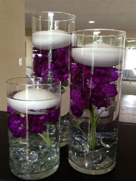 Dark Purple Wedding Table Decorations
