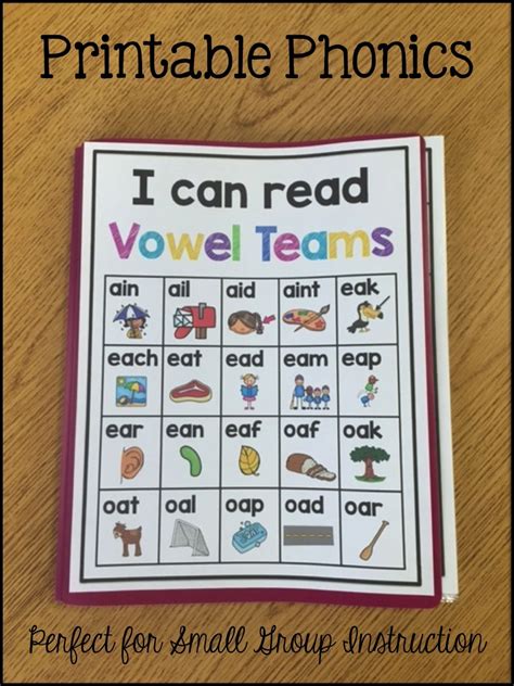 Sarahs First Grade Snippets Vowel Teams Printable Intervention