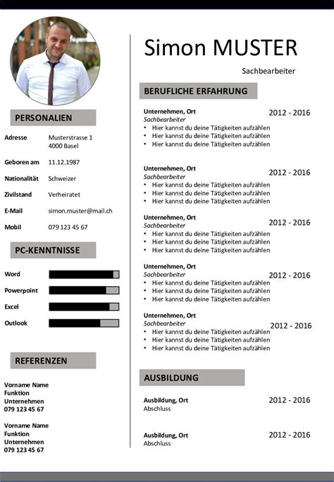 Das bewerbungsfoto erleichtert es, sich ein bild vom bewerber zu machen. Der Sachbearbeiter - Bewerbungsschreiben Digitalbewerbung.ch