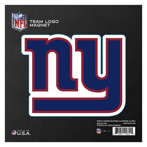 New York Giants Large Team Logo Magnet Mymancave Store