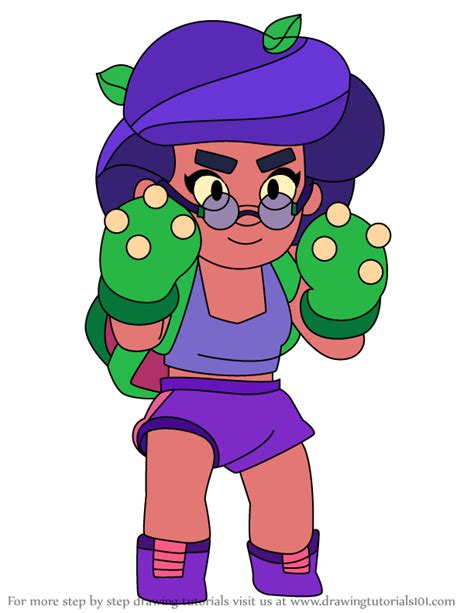 Rosa is a rare brawler who attacks three times with her boxing gloves. Learn How to Draw Rosa from Brawl Stars (Brawl Stars) Step ...
