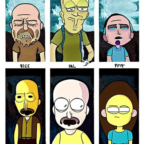 Breaking Bad Crossover With Rick And Morty Deviantart Stable