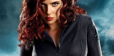 black widow star scarlett johansson on the character s more sexualized depiction in iron man 2