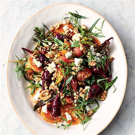 Jamie Oliver bietjes met geitenkaas en walnoten recept