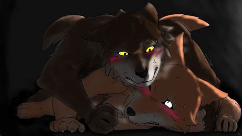 Rule 34 Anthro Blush Bodily Fluids Breasts Brown Body Brown Fur Canid