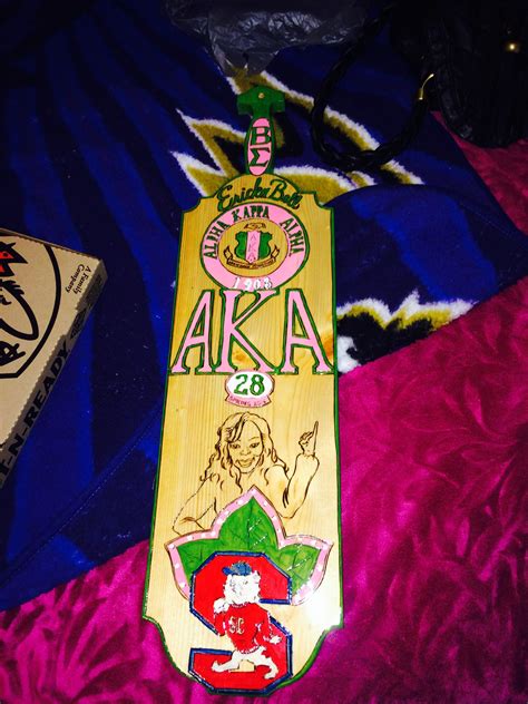 My Paddle Alpha Kappa Alpha Skee Wee Alpha Kappa Alpha Sorority Pink