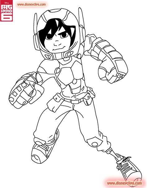 Big Hero 6 Coloring Pages Coloring Home