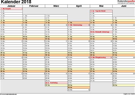 Kalender 2018 Word Zum Ausdrucken 16 Vorlagen Kostenlos