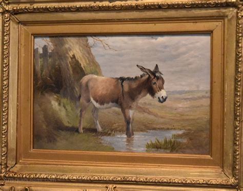 Antiques Atlas Oil Painting Of A Donkey By Edean As514a1285