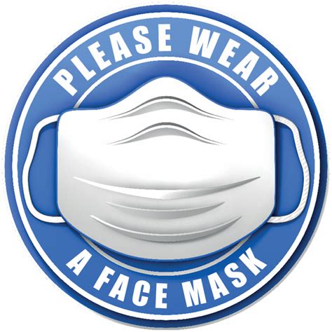Please Wear A Face Mask 3d Floor Sign Seton