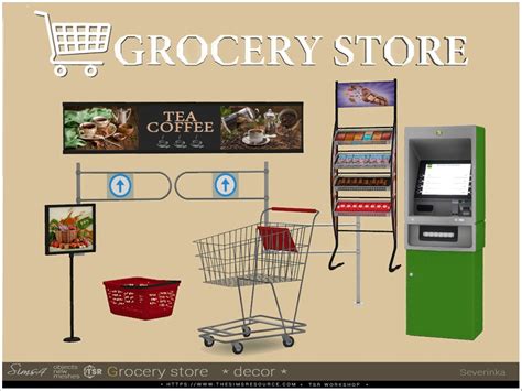 The Sims Resource Grocery Store Ptiii Decor
