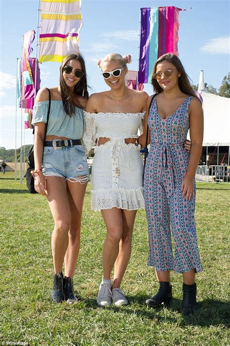 Splendour In The Grass Music Fans Step Out In Very Skimpy Outfits