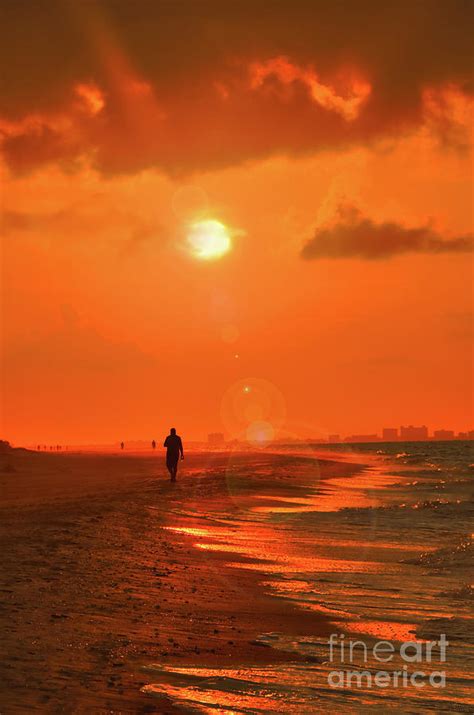 Sunrise Walk On Sanibel Island Photograph By Jeff Breiman Fine Art