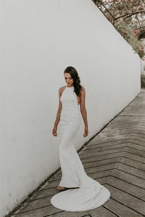 Bali Event Hire Jess Trav Mermaid Formal Dress White Formal Dress