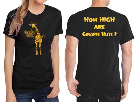 Official Giraffe Nuts Logo T Shirt Giraffe Nuts Best Cbd And Thc Products