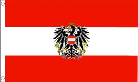 6.1 de vlaggen van oostenrijk als monarchie 6.2 invloed Oostenrijkse vlag | vlaggen Oostenrijk met wapen 90x150cm ...