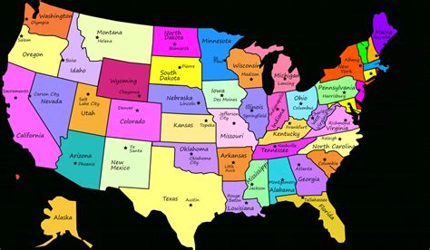 Each state also shares its sovereignty with the federal government of click on any of states name and get an enlarged and more detailed map of that particular state on a new page. Us Map States Abbreviations Printable Usa Maps Of With 4 ...