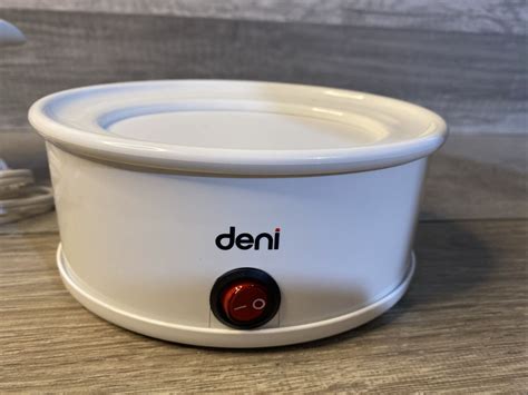 Deni Electric Ceramic Gravy Boat Warmer And Base Pour Sauces Syrup