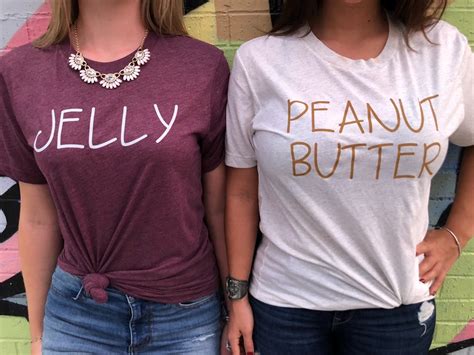 Best Friends Shirts Peanut Butter And Jelly Etsy
