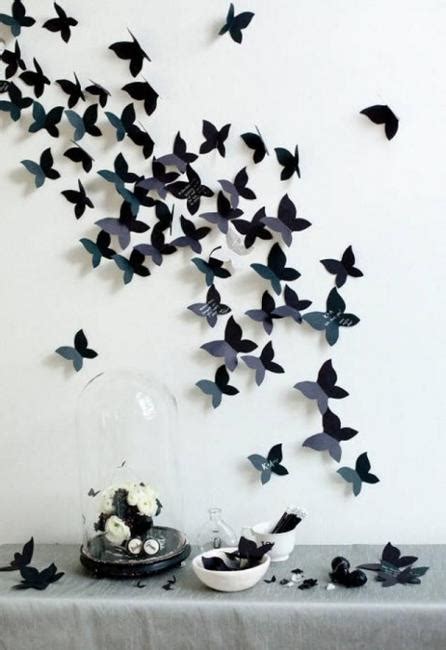 Further on 20 extraordinary smart diy paper wall decor have been showcased. Handmade Butterflies Decorations on Walls, Paper Craft Ideas