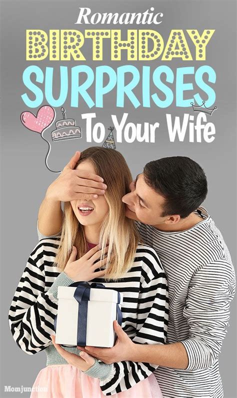 Charming Romantic Ways To Give Birthday Surprise To Your Wife