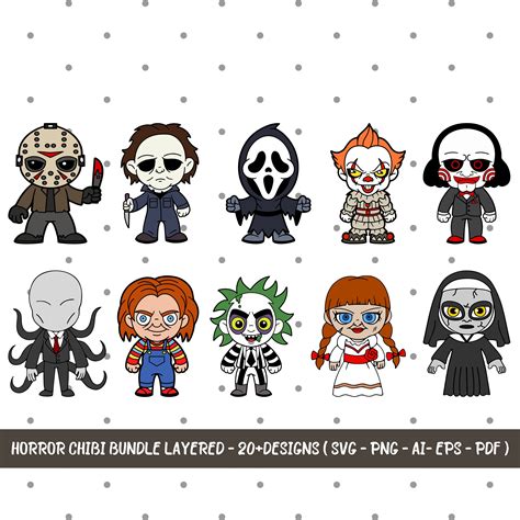 Baby Horror Movie Characters Svg Halloween Horror Mov
