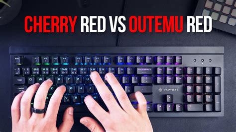 Cherry Red Vs Outemu Red Sound Test Comparison Youtube