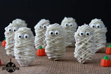 Philadelphia candies dark chocolate covered nutter butter® cookies, 8 ounce gift. Nutter Butter Mummies | The Southern Halloween Queen