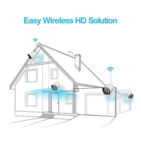 Zmodo Wireless Security Camera System 4 Pack Smart Full Hd Outdoor